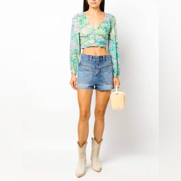 NWT BA&SH FINKA CROPPED TOP SIZE XS - Picture 7 of 11